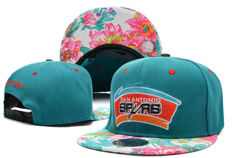 San Antonio Spurs Green Snapback Hat DF 0721